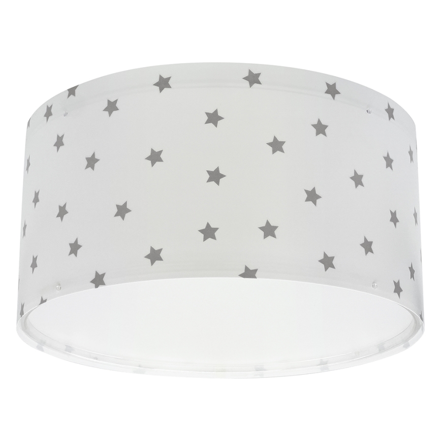 Dalber 82216B - Dečije plafonsko svetlo STAR LIGHT 2xE27/60W/230V bela