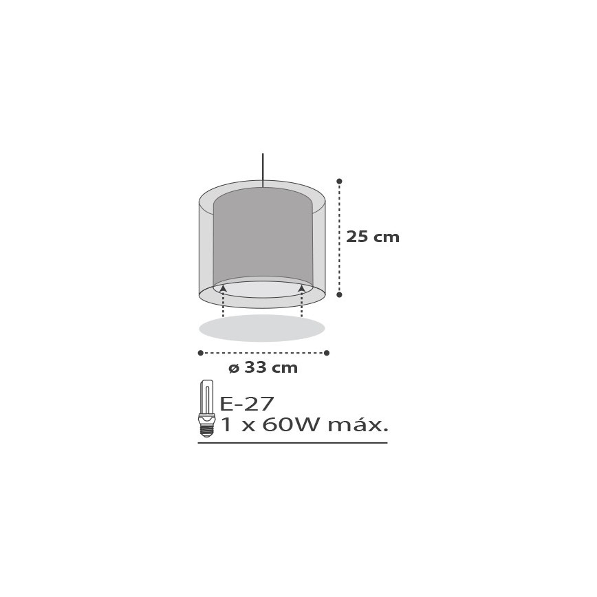 Dalber D-41412E - Dečiji luster CLOUDS 1xE27/60W/230V