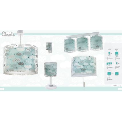 Dalber D-41412H - Dečiji luster CLOUDS 1xE27/60W/230V