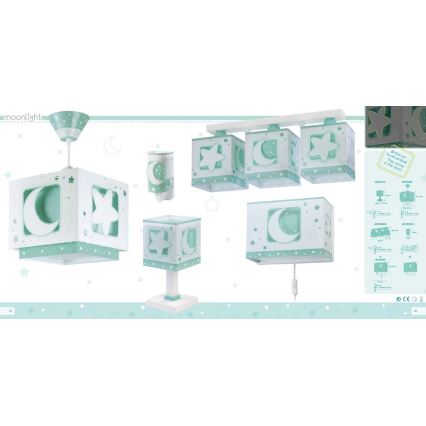 Dalber D-63232H - Dečiji luster MOONLIGHT 1xE27/60W/230V