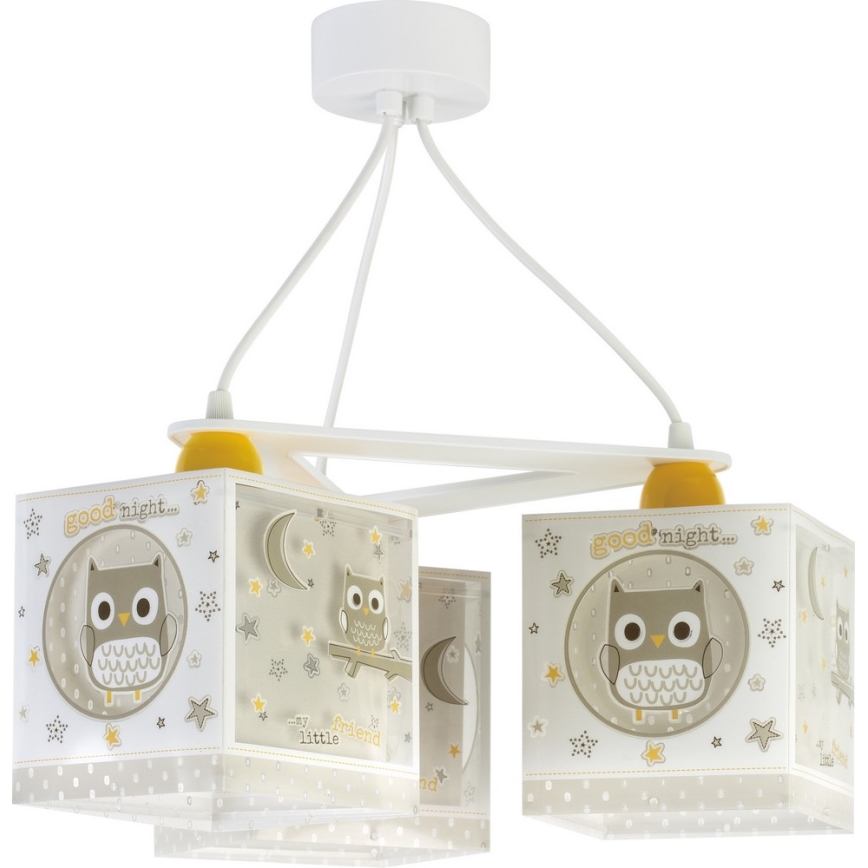 Dalber D-63394 - Dečiji luster GOOD NIGHT 3xE27/60W/230V