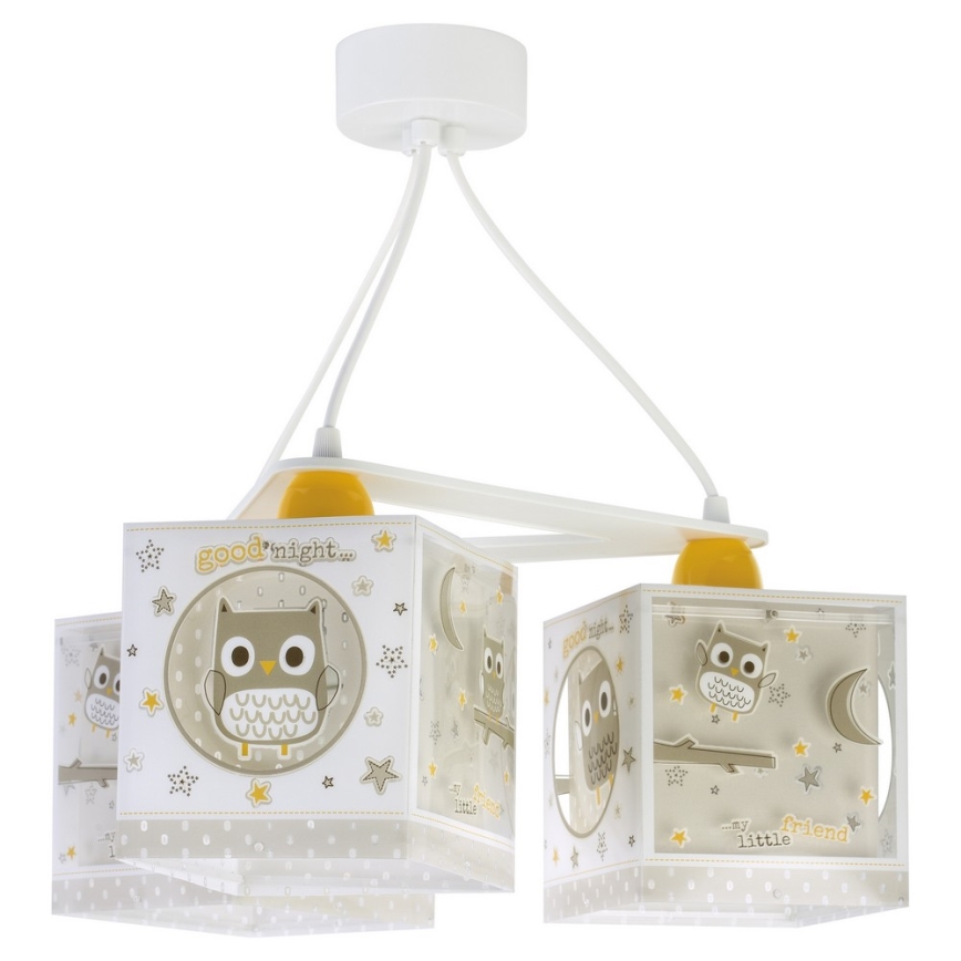 Dalber D-63394 - Dečiji luster GOOD NIGHT 3xE27/60W/230V
