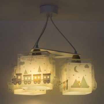 Dalber D-63534 - Dečji luster TRAIN 3xE27/60W/230V