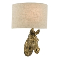 Där Lighting ABB0735 - Zidna lampa ABBY 1xE14/40W/230V lan/zlatna