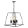 Där Lighting ACA8622 - Luster na lancu ACADEMY 4xE27/60W/230V crni