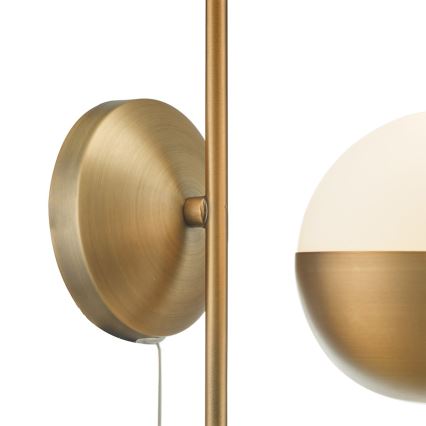 Där Lighting AND0742 - Zidna lampa ANDRE 1xE14/11W/230V mesing