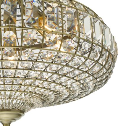 Där Lighting ASM0675 - Luster na lancu ASMARA 6xE14/40W/230V mesing