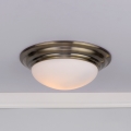Där Lighting BAR5275 - Plafonsko svetlo za kupatilo BARCLAY 1xE27/60W/230V, prečnik 31 cm, mesing