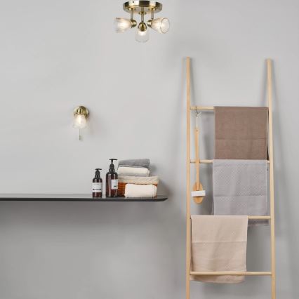 Där Lighting CED7675 - Kupatilsko spot svetlo CEDRIC 3xG9/25W/230V IP44 mesing