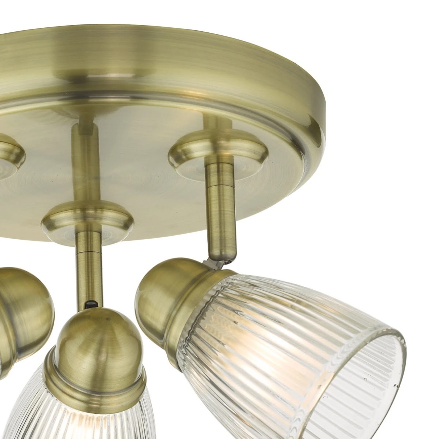 Där Lighting CED7675 - Kupatilsko spot svetlo CEDRIC 3xG9/25W/230V IP44 mesing