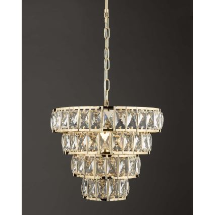 Där Lighting CER0135 - Luster na lancu CERYS 1xE27/60W/230V u zlatnoj boji