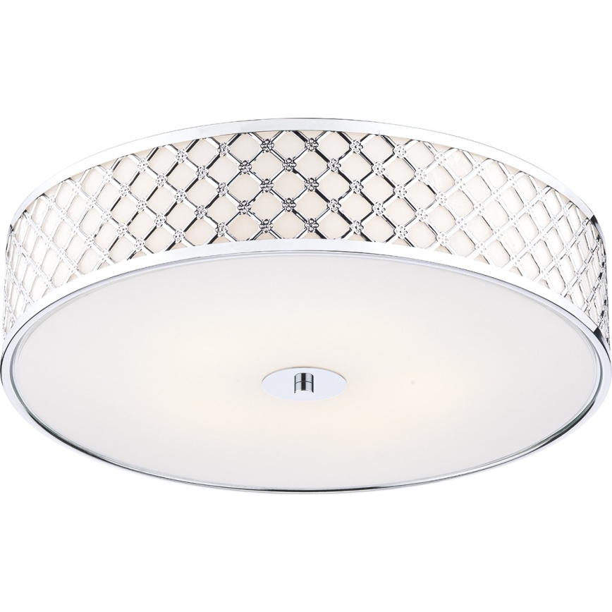 Där Lighting CIV5050 - Plafonsko svetlo CIVIC 5xE14/60W/230V prečnik 50 cm sjajni hrom