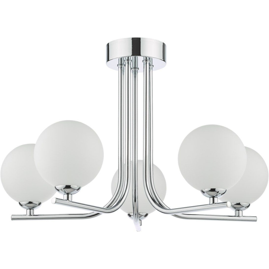 Där Lighting CRA5450-02 - Luster na šipci CRADLE 5xG9/25W/230V sjajni hrom