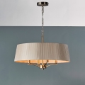 Där Lighting CRI0429 - Luster na lancu CRISTIN 4xE14/40W/230V mesing/taupe