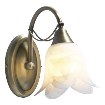 Där Lighting DOU0775 - Zidna lampa DOUBLET 1xE14/40W/230V mesing