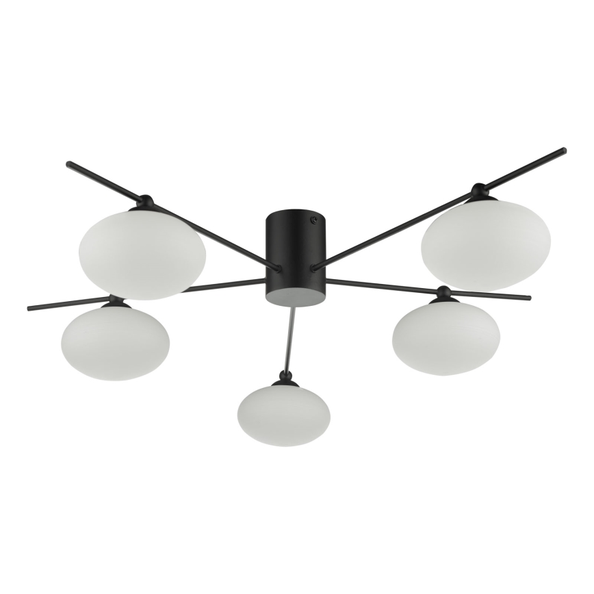 Där Lighting JAS5422 - Plafonski luster JASPER 5xG9/25W/230V crna