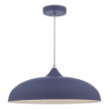Där Lighting KAE0123 - Luster na sajli KAELAN 1xE27/60W/230V plava