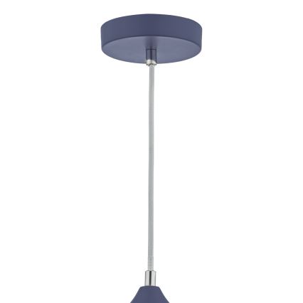 Där Lighting KAE0123 - Luster na sajli KAELAN 1xE27/60W/230V plava