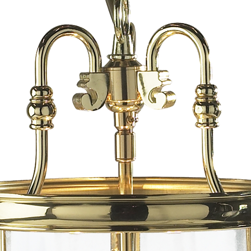Där Lighting LAM0340 - Luster na lancu LAMBETH 3xE14/60W/230V mesing
