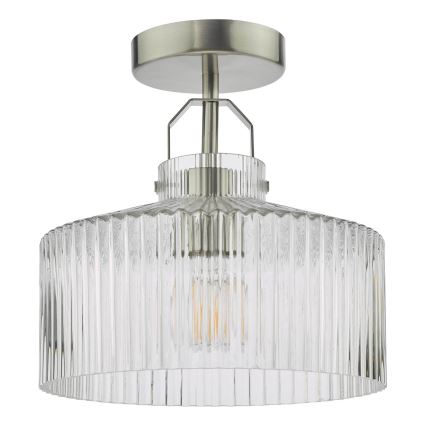 Där Lighting LEN4846 - Plafonski luster LENKA 1xE27/60W/230V matni hrom