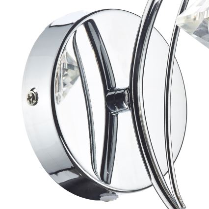 Där Lighting LUT0750 - Zidna lampa LUTHER 1xG9/40W/230V sjajni hrom