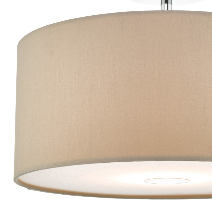 Där Lighting RON6529 - Luster na sajli RONDA 1xE27/60W/230V crna/bež