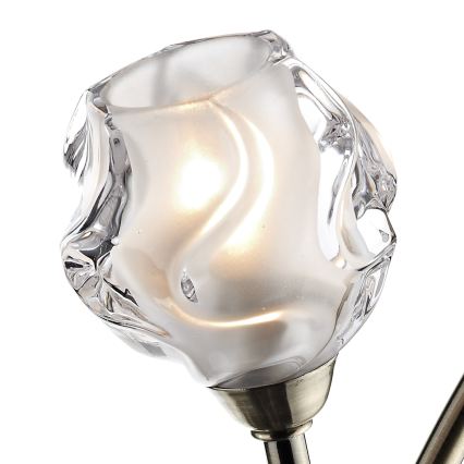 Där Lighting SEA0975 - Zidna svetiljka SEATTLE 2xG9/40W/230V mesing
