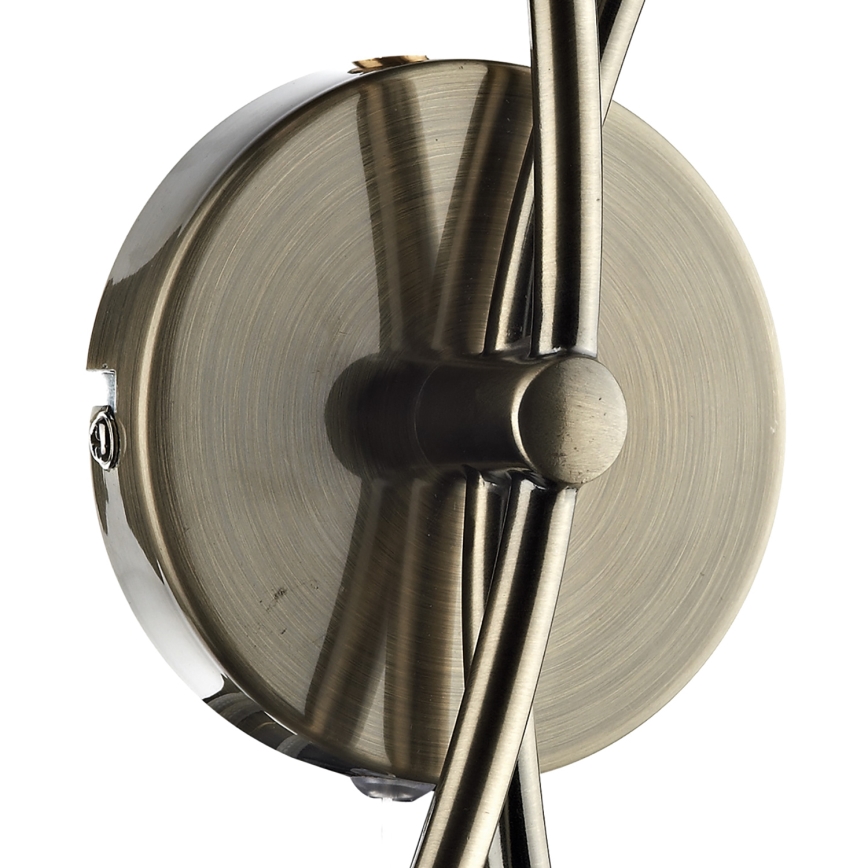 Där Lighting SEA0975 - Zidna svetiljka SEATTLE 2xG9/40W/230V mesing