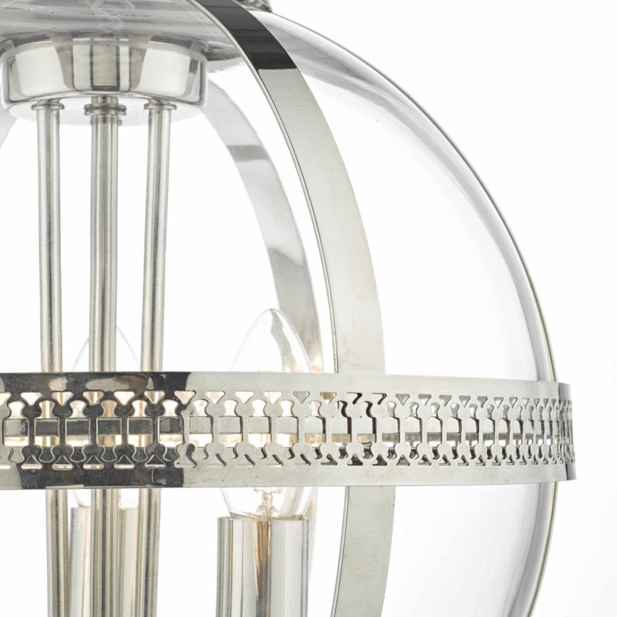Där Lighting VAN0338 - Luster na lancu VANESSA 3xE14/40W/230V sjajni hrom