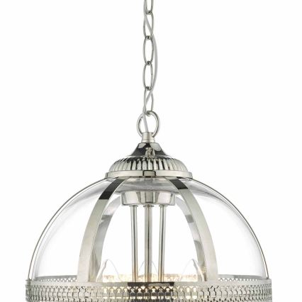 Där Lighting VAN0338 - Luster na lancu VANESSA 3xE14/40W/230V sjajni hrom