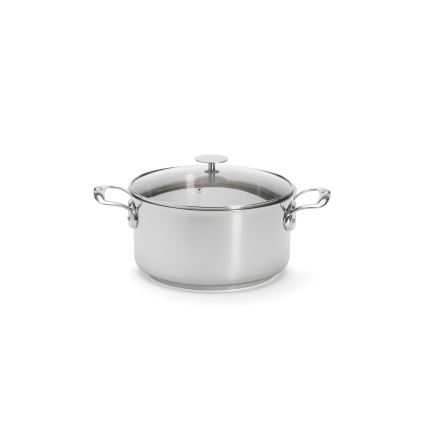 De Buyer 3427.24 - Lonac sa poklopcem MILADY 24 cm, od nerđajućeg čelika