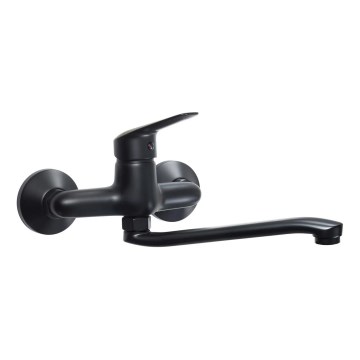 Deante BMO_N80M - baterija za sudoperu BORO, crna