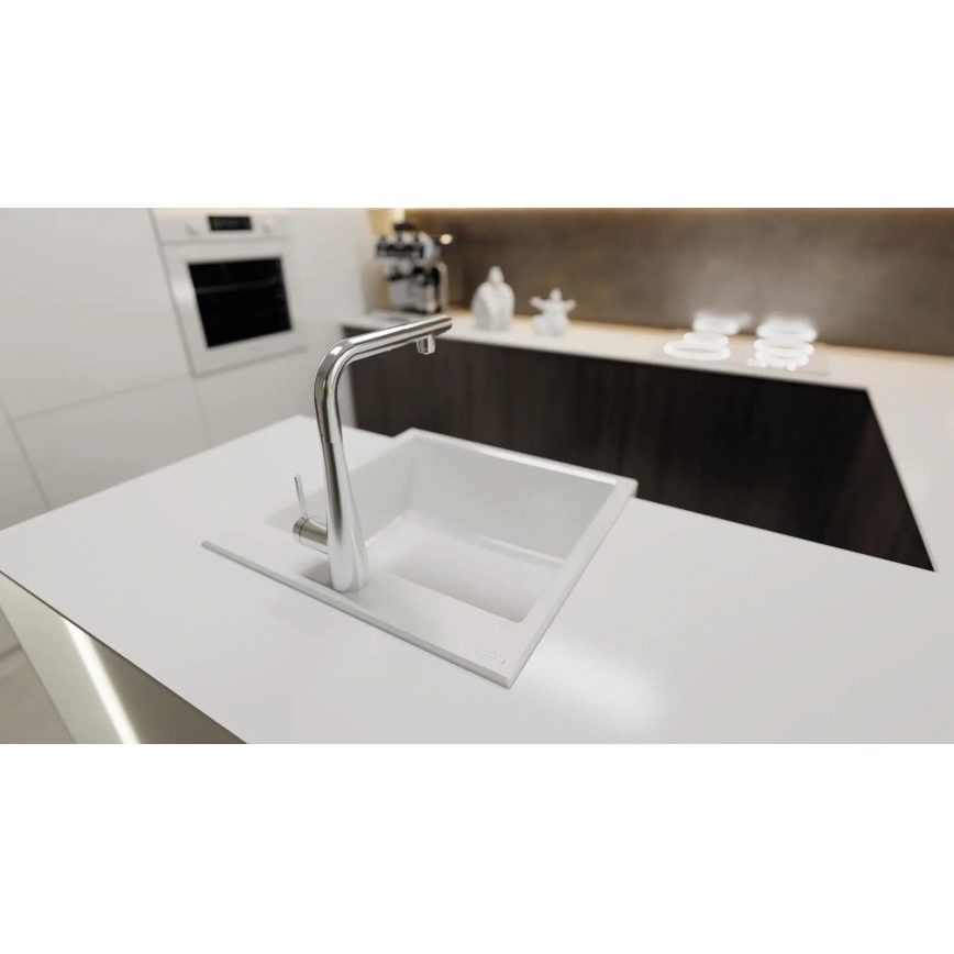 Deante BRE_075M - Slavina za sudoperu ERIDAN sa izvlačivom tuš glavom, sjajni hrom