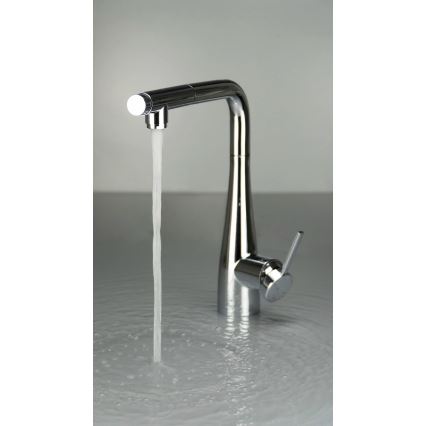 Deante BRE_075M - Slavina za sudoperu ERIDAN sa izvlačivom tuš glavom, sjajni hrom