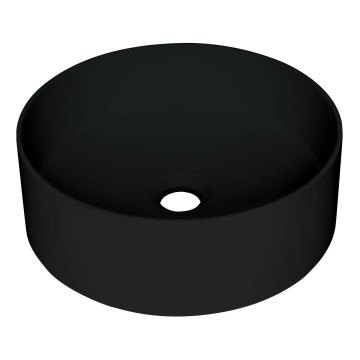 Deante CQS_NU4S - Umivaonik za ugradnju na radnu ploču SILIA fi 36 cm granit/crna