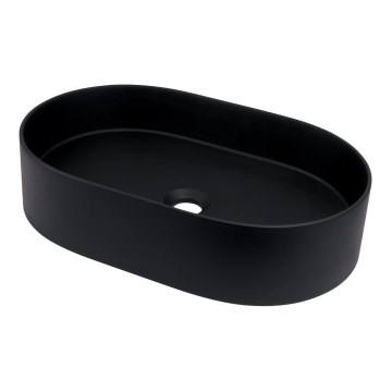 Deante CQS_NU6S - Umivaonik na ploču SILIA 35x55 cm granit/crna