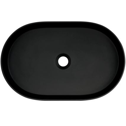 Deante CQS_NU6S - Umivaonik na ploču SILIA 35x55 cm granit/crna