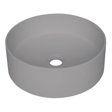 Deante CQS_SU4S - Umivaonik za ugradnju na ploču SILIA, prečnik 36 cm, granit/metalno siva