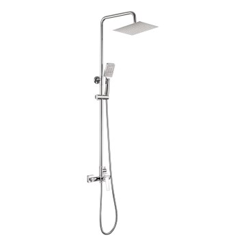 Deante NQL_04XM - Tuš set sa tuš baterijom BLUR, sjajni hrom