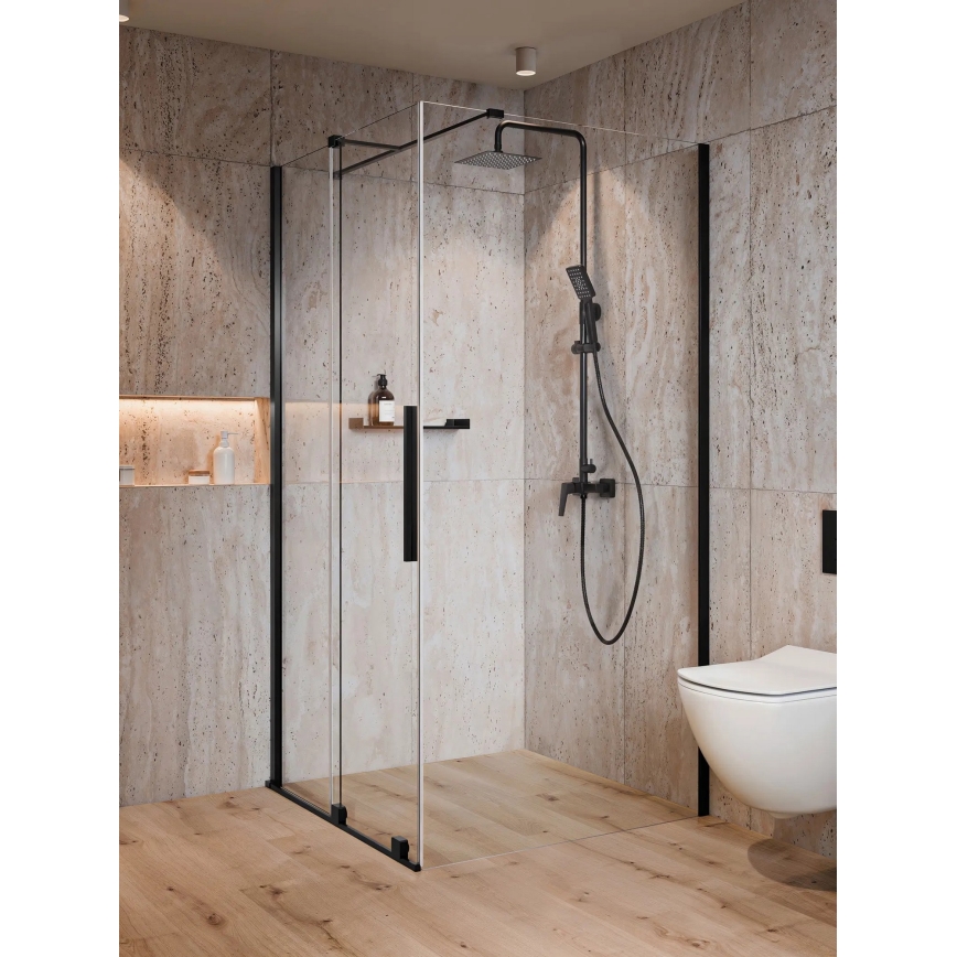 Deante NQL_N4XM - Tuš set sa baterijom BLUR crne boje