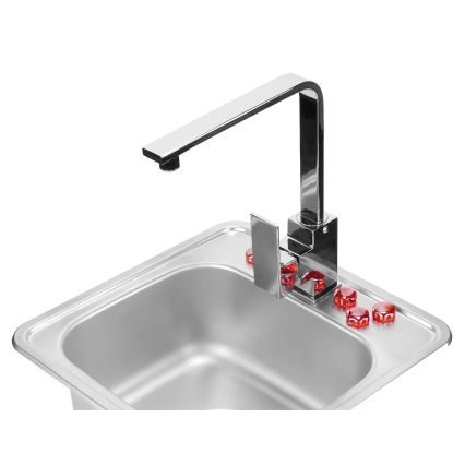 Deante ZEU_010A - Kuhinjski sudoper TECHNO 40x50 cm saten