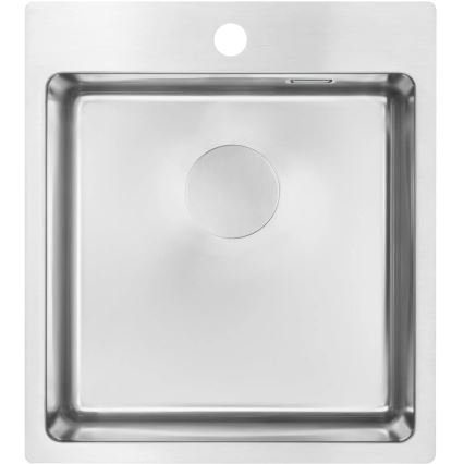 Deante ZPO_010A - Kuhinjski sudoper OLFATO 50,5x45 cm, brušeni čelik