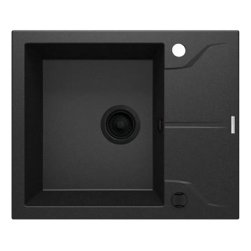 Deante ZQN_G11A - Kuhinjski sudoper ANDANTE 49x59 cm granit/metalni grafit