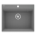 Deante ZRC_S10A - Kuhinjski sudoper CORIO 50x60 cm, granit/metalno siva