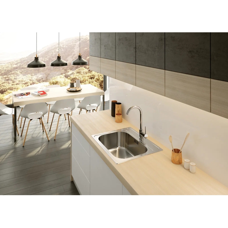 Deante ZYU_0103 - Kuhinjski sudoper SOUL 50x60 cm satenski