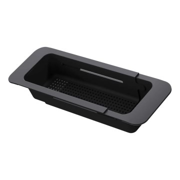 Deante ZZB_N00L - Izvlačni koš za sudoperu 57,4x13,4 cm crna