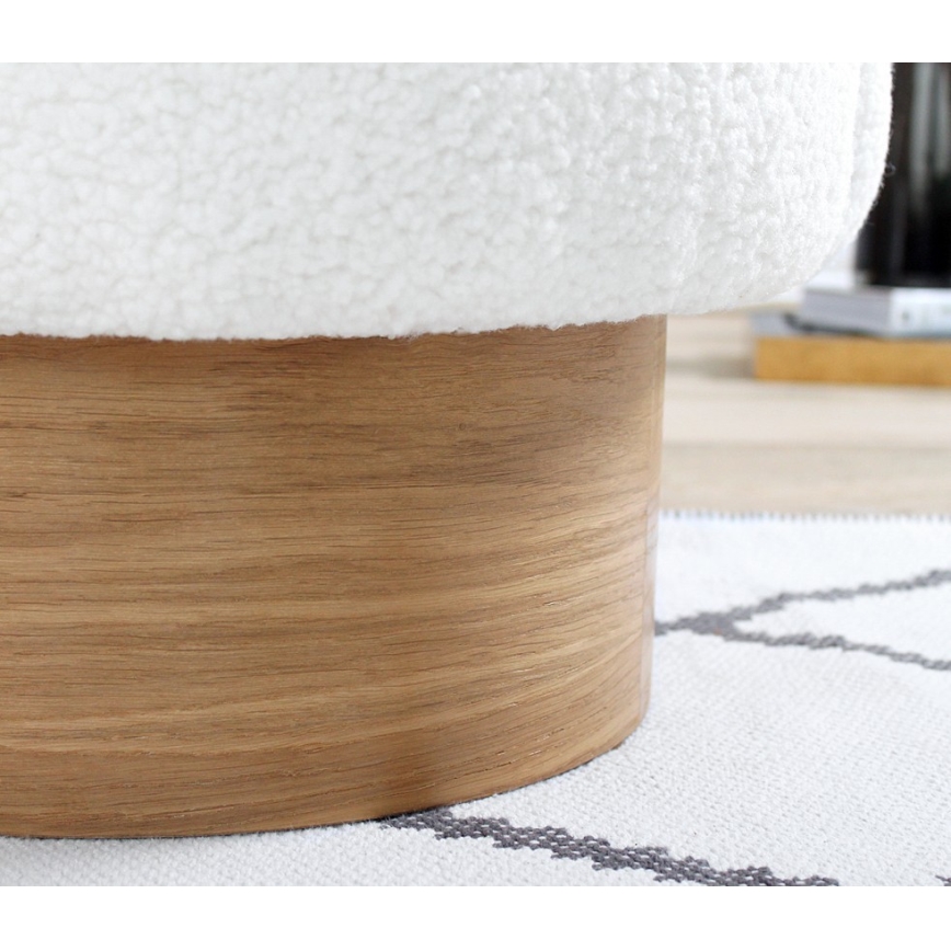 Dečija fotelja RIKI 40x47 cm bela