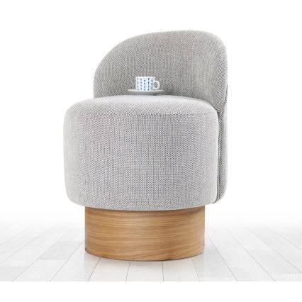 Dečija fotelja RIKI 40x47 cm siva