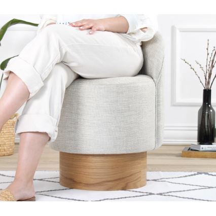 Dečija fotelja RIKI 40x47 cm svetlo siva