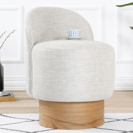 Dečija fotelja RIKI 40x47 cm svetlo siva